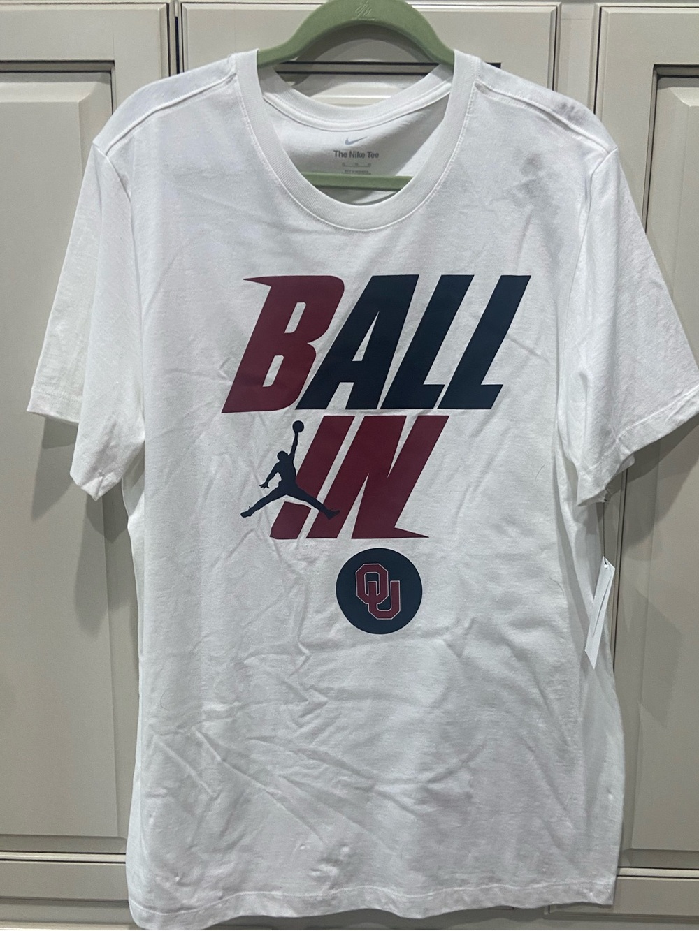 Men’s Nike Jordan "Ball In" OU Oklahoma Graphic Tee NWT